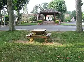 The bandstand in Saiguède