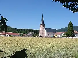 A general view of Saint-Amé