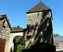 The entrance to the old hospital