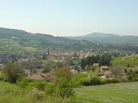 A general view of Saint-Amant-Tallende