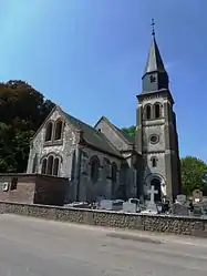 The church in Saint-Aubin-de-Scellon