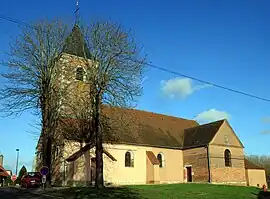 The church in Saint-Bonnet-en-Bresse