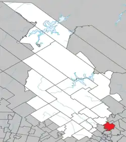 Location within Matawinie RCM