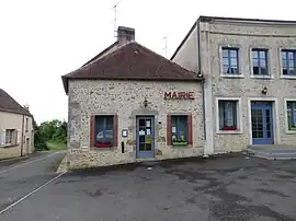 The town hall of Saint-Germain-sur-Sarthe