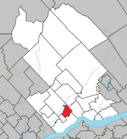 Location within Portneuf RCM