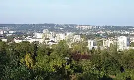 A general view of Saint-Gratien from the Orgemont hill