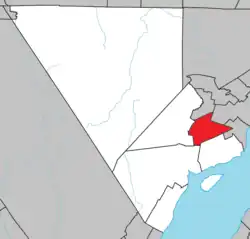 Location within Charlevoix RCM.