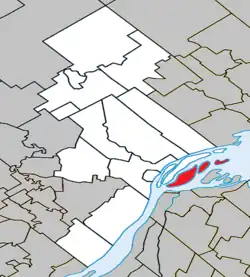 Location within D'Autray RCM.