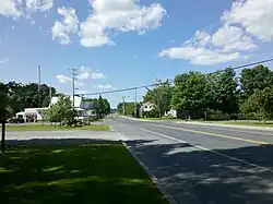 Principale street (main street) in Saint-Joachim.