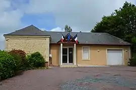 The town hall in Saint-Pair