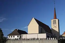 The Church of Saint-Pierre, a Swiss heritage site of national significance