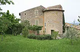 Buildings in the heights of Saint-Roman-de-Malegarde