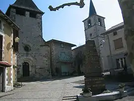 The main square and the two churches