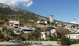 The village of Saint-Clément-sur-Durance