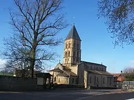 The church in Saint-Laurent-en-Brionnais