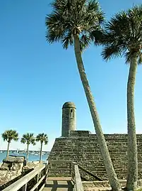 Bell tower on northeast bastion of the Castillo de San Marcos