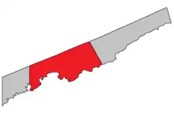 Location within Saint John County;map erroneously includes City of Saint John within parish