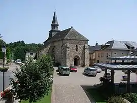 The church in Saint-Ybard