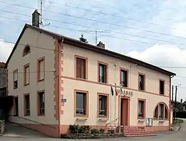 The town hall in Sainte-Barbe