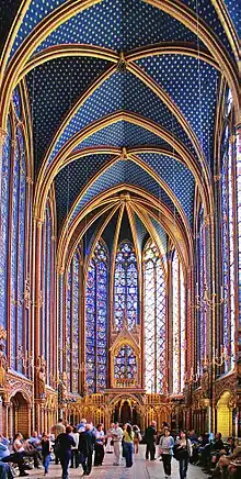 Rayonnant: Sainte-Chapelle upper level (1238-1248)