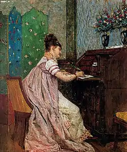 Woman at a Writing Desk