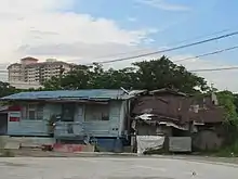 Shack beside road