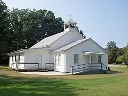 Salt Fork Baptist Church in the northwest corner of the township