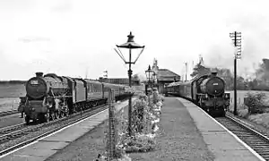 View eastwards, towards Preston in 1959