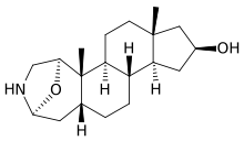 Samandarin the target steroidal alkaloid from Burgess's Ph.D. Dissertation.