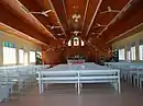 Church interior, Matavai village in Safune, Savai'i Island