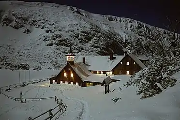 Samotnia - mountain hut in Karkonosze