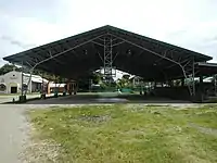 Gymnasium, basketball court