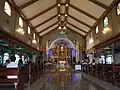 The view of the nave towards the sanctuary