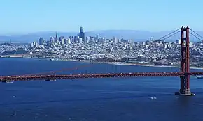 San Francisco from the Marin Headlands