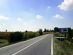 Road near San Giovanni.