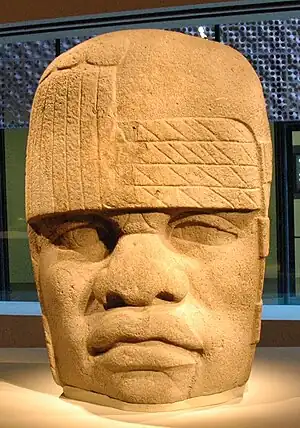 A stone head (from Human history)