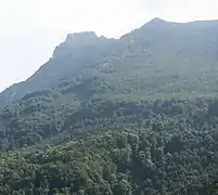 Monte San Petrone seen from Ampugnani