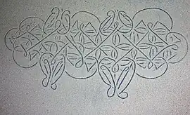 Sand drawing from Vanuatu.