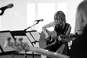 Sandra McCracken performing in 2018