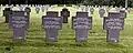 Group of fallen soldiers with triple inscriptions