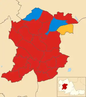 2010 results map