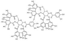 Chemical structure of sanguiin H-6