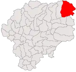 Location in Bistrița-Năsăud County