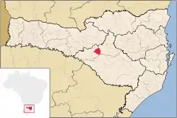 Location of Brunópolis