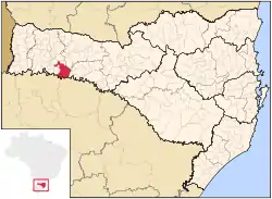 Location of Chapecó