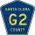 County Road G2 marker