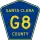 County Road G8 marker