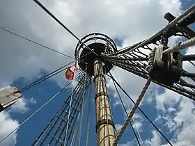 Crow's nest and rigging