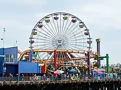 Pacific Plunge as seen from the end of Santa Monica Pier