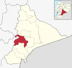 Santiago de Méndez Canton in Morona Santiago Province